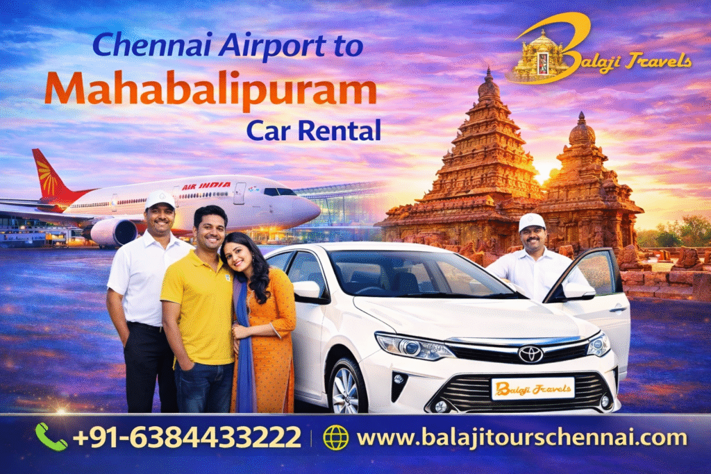 Chennai Airport to mahabalipuram car rental