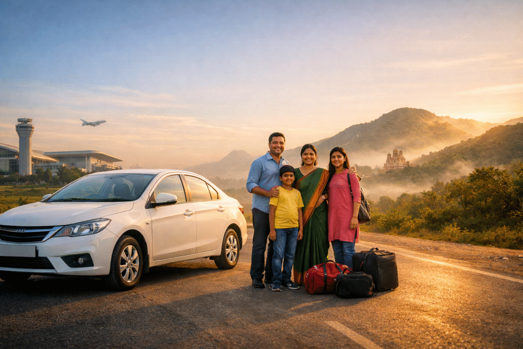 one day Bangalore to Tirupati car packages with private AC vehicle