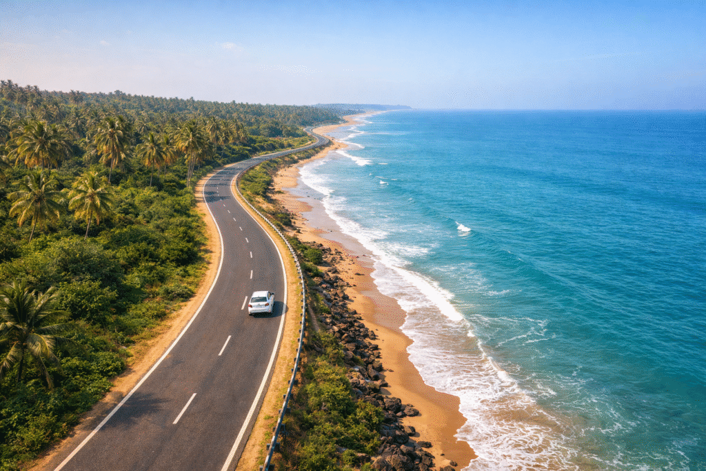 Chennai to Pondicherry road trip on East Coast Road