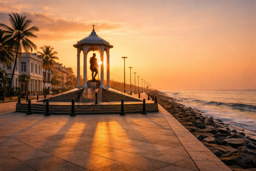 Private car travel from Chennai to Pondicherry