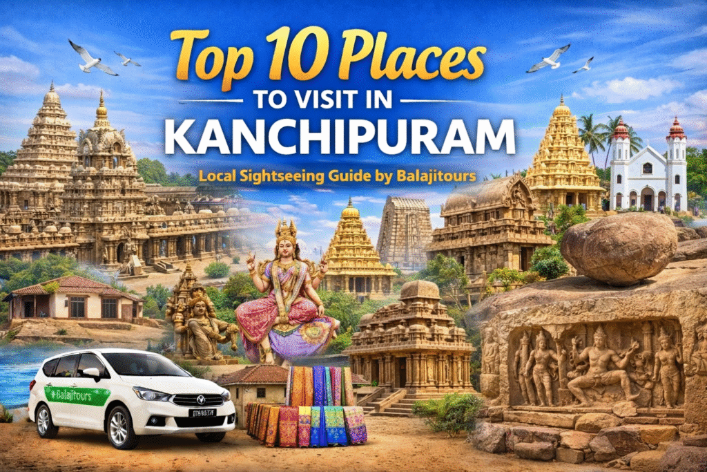 Top 10 Places Kanchipuram for Local Sightseeing Tours
