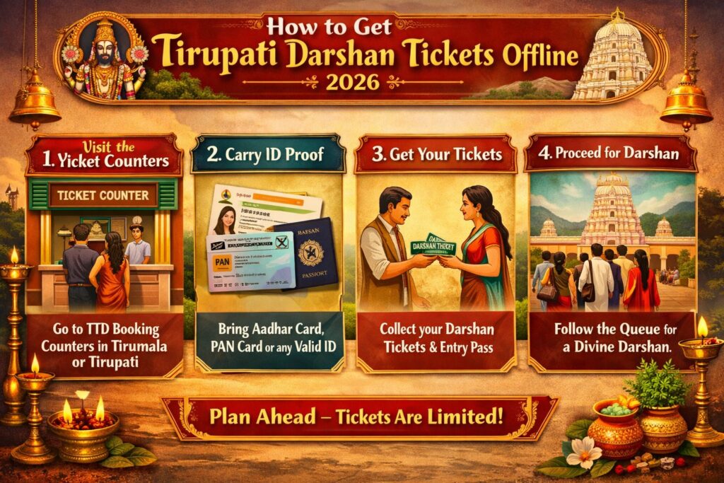 Tirupati Darshan Tickets Offline