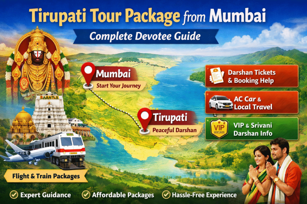 Tirupati Tour Package from Mumbai
