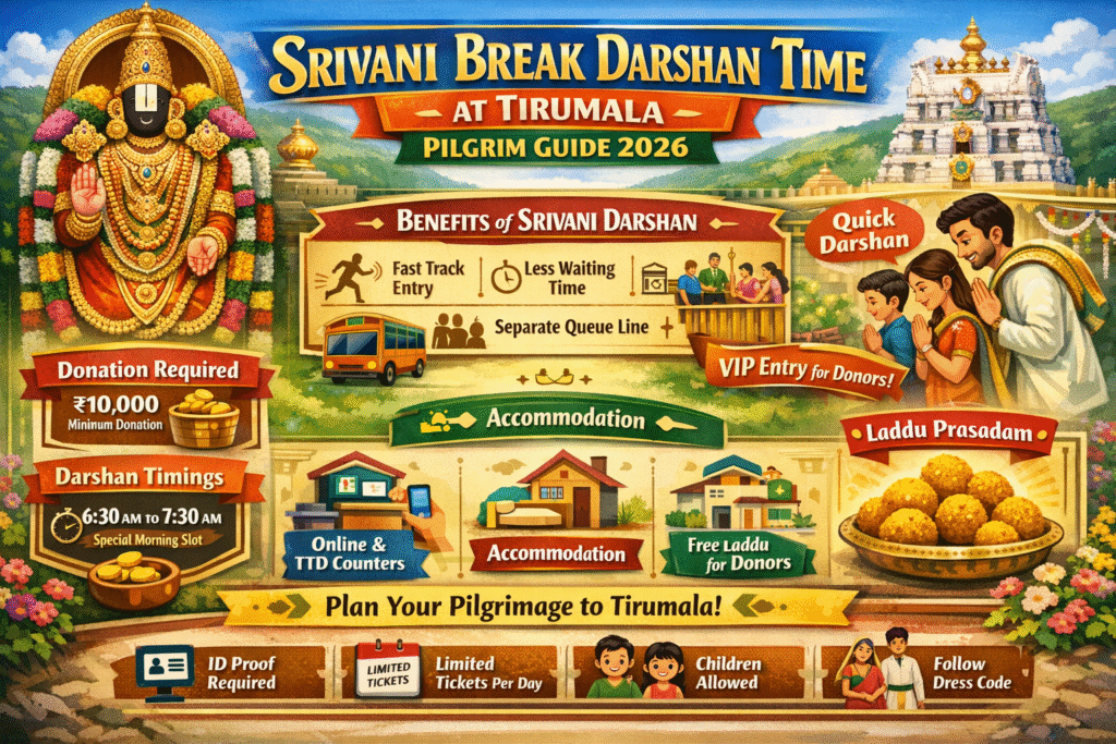 Srivani Break Darshan Time at Tirumala