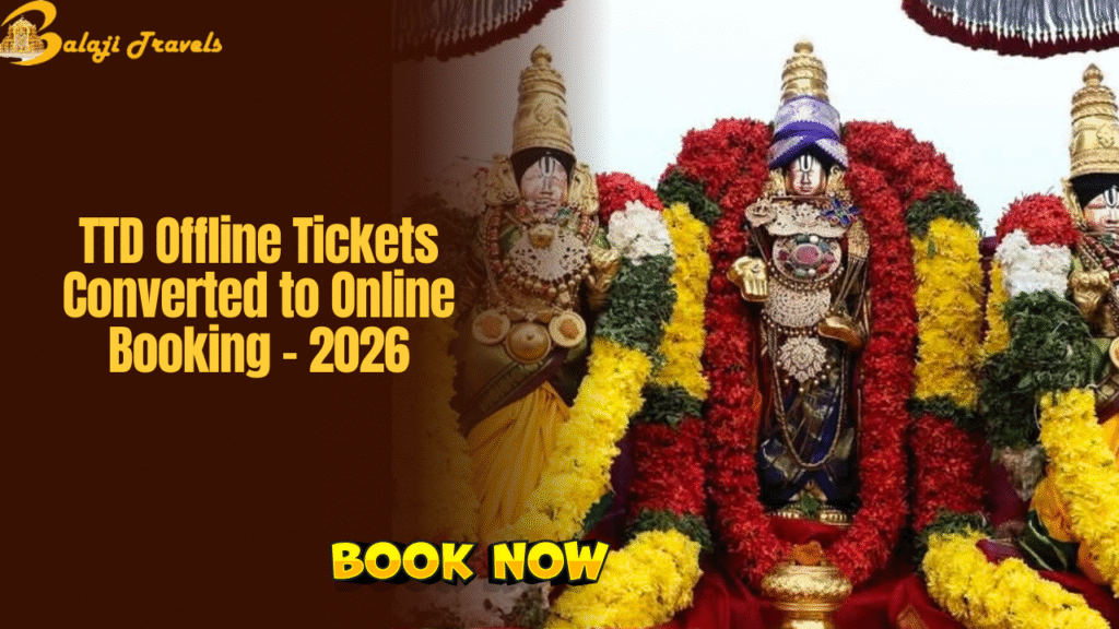 TTD Offline Tickets Converted to Online