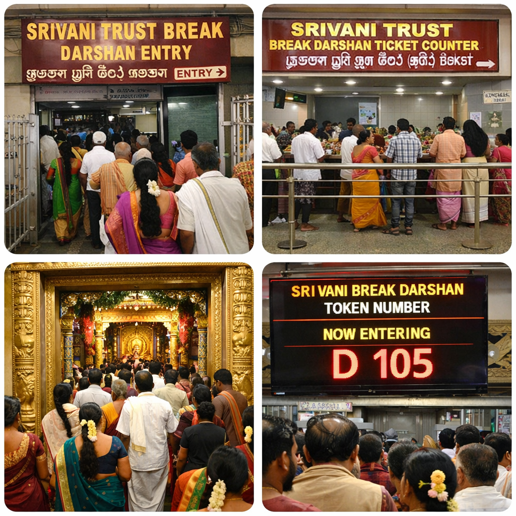 Srivani Break Darshan Time at Tirumala