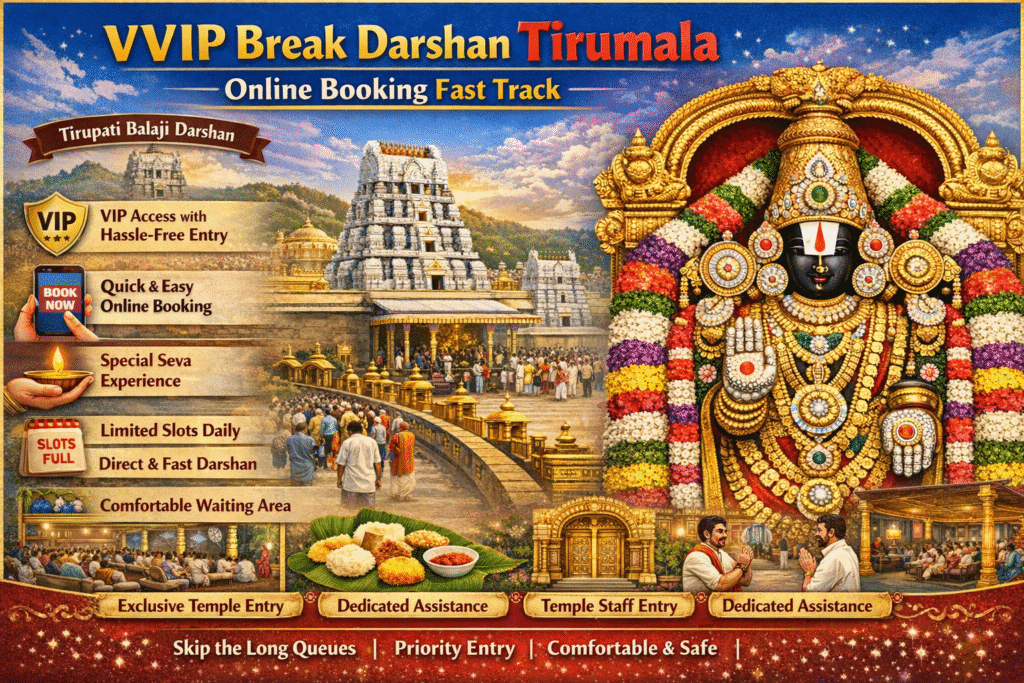 VVIP Break Darshan Tirumala Online Booking