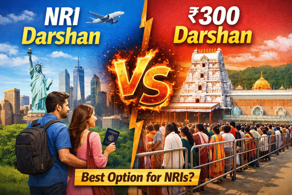 NRI Darshan vs ₹300 Darshan