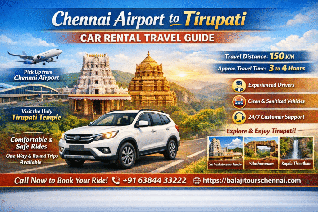 Chennai Airport to Tirupati