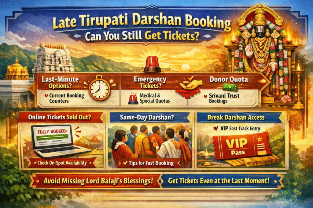 Late Tirupati Darshan Booking