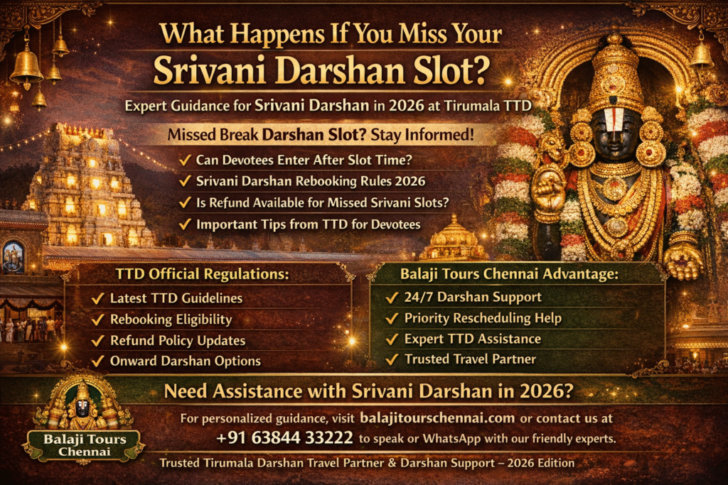 Miss Your Srivani Darshan Slot?