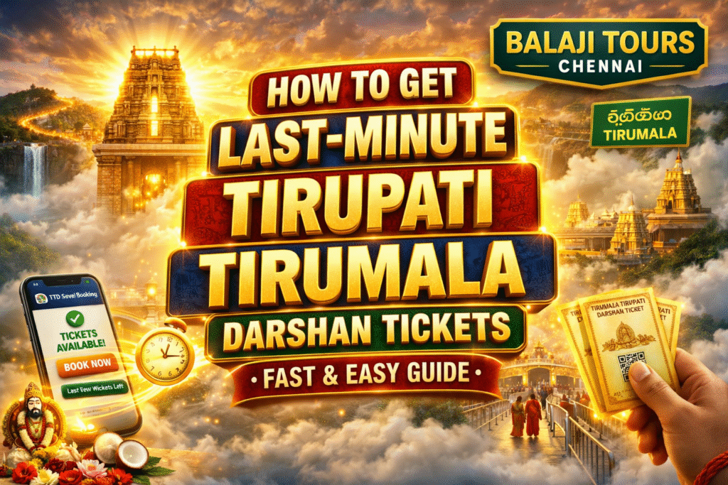 How to Get Last-Minute Tirupati Tirumala Darshan Tickets