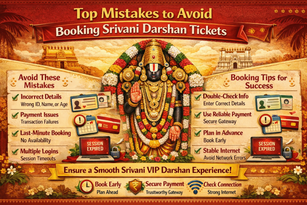Mistakes to Avoid While Booking Srivani