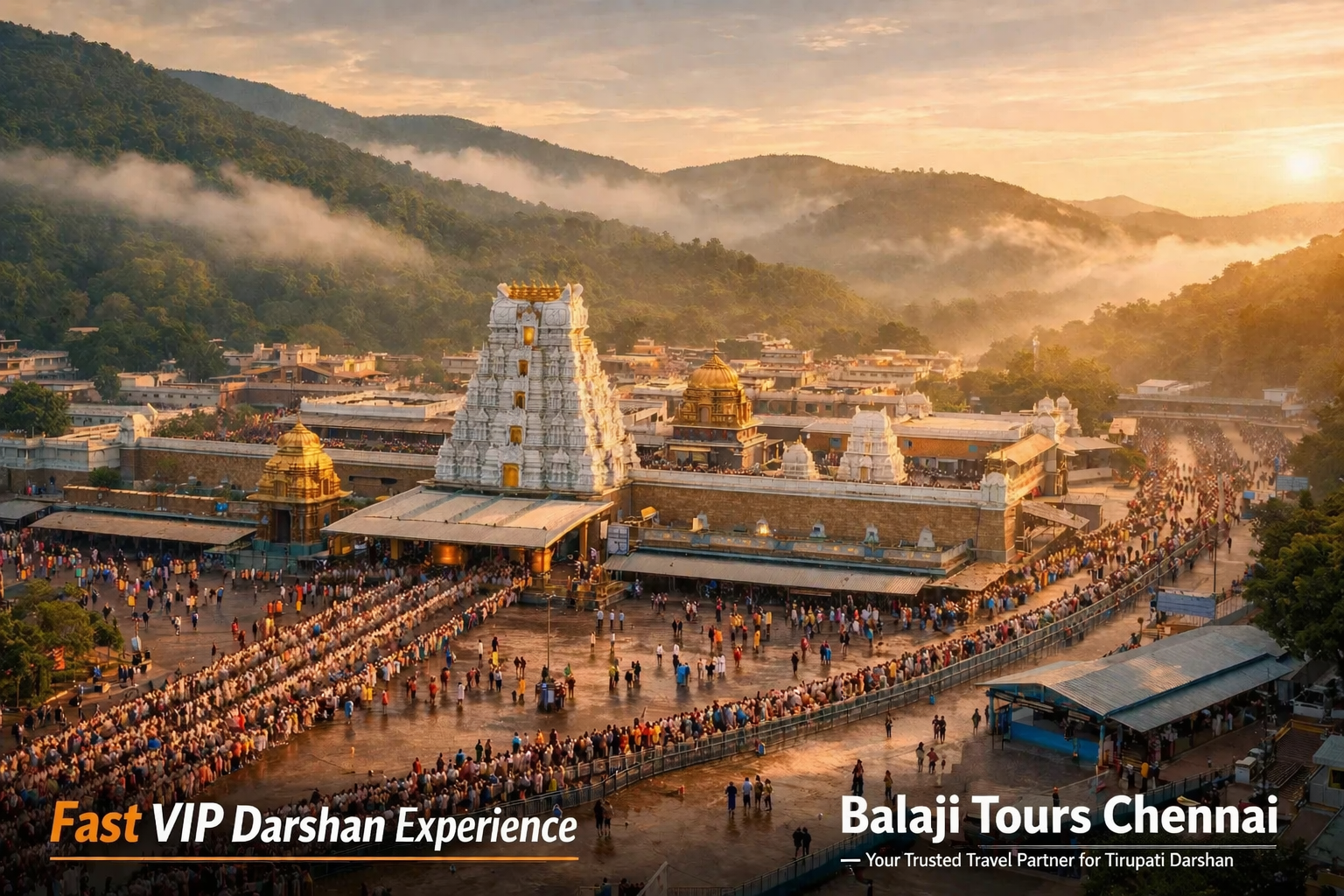 Tirupati to Tirumala Darshan Package