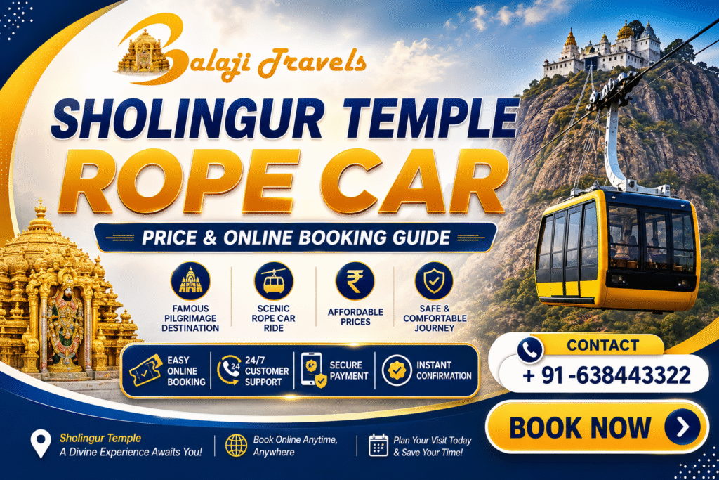 Sholingur Temple Rope Car