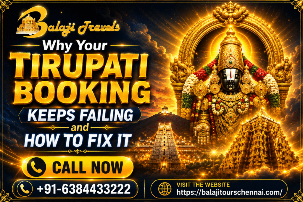 Why Your Tirupati Booking Keeps Failing