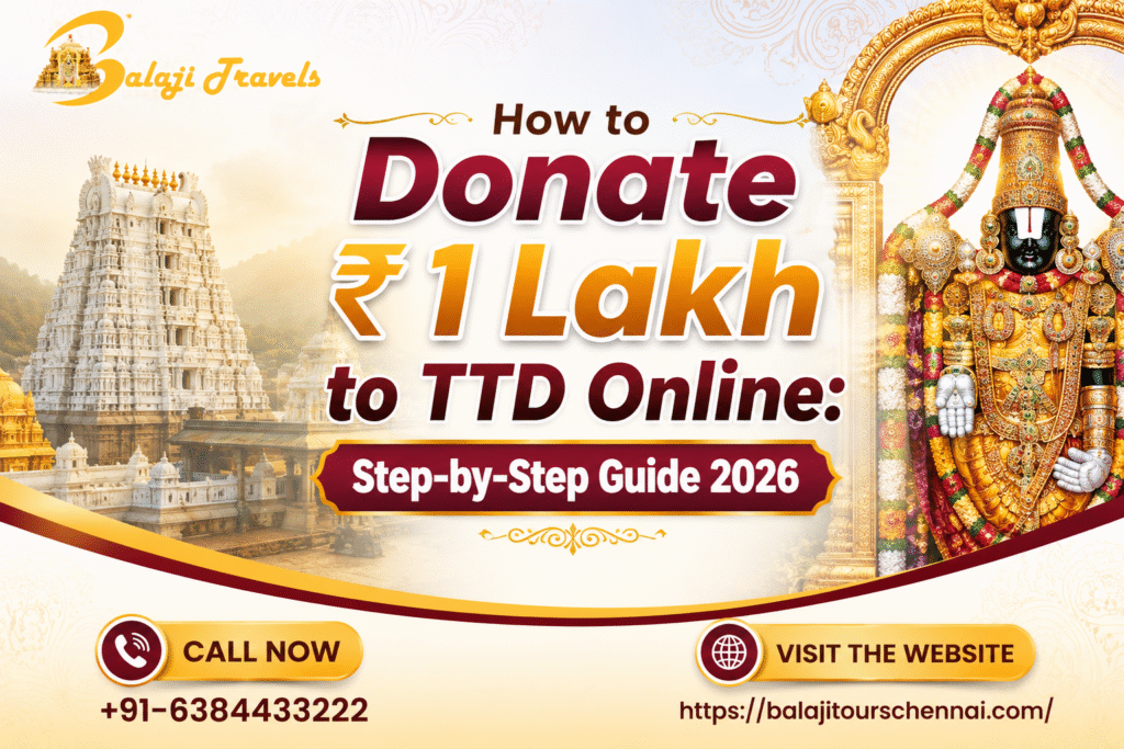 How to Donate 1 Lakh to TTD Online