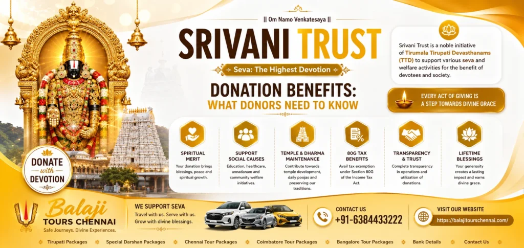 Srivani Trust Donation Benefits