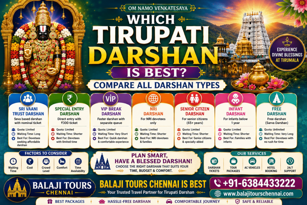 Which Tirupati Darshan Is Best
