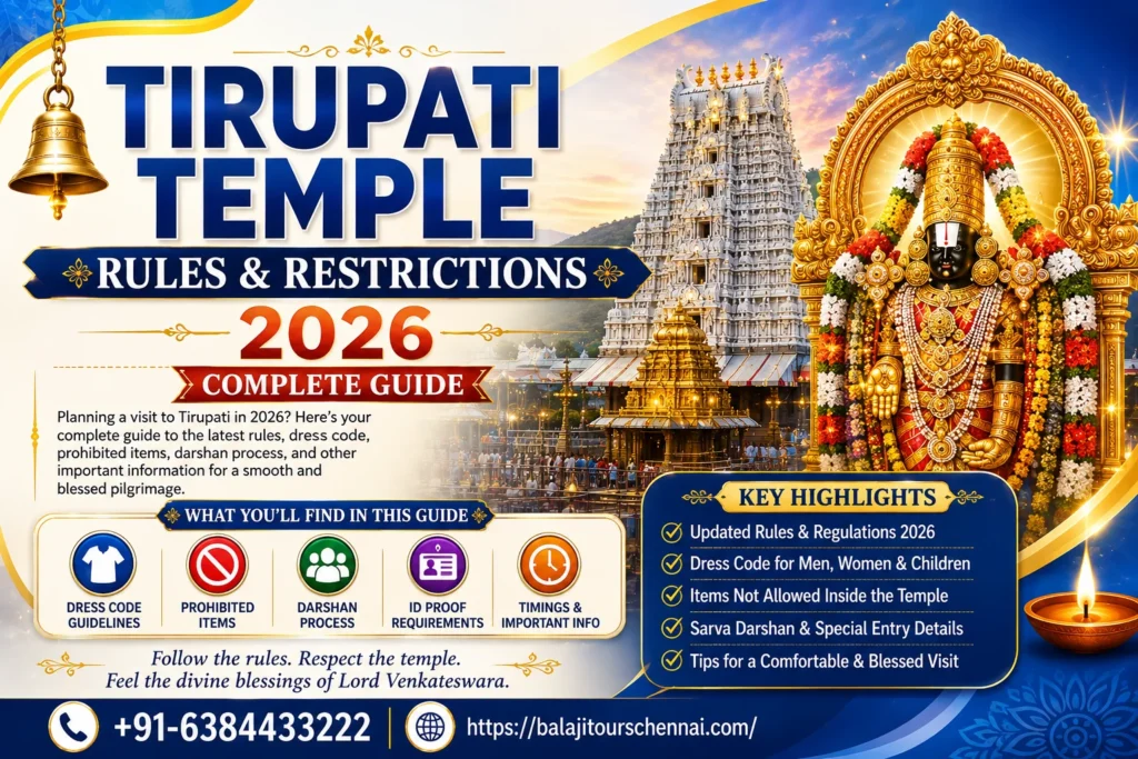 Tirupati Temple Rules & Restrictions 2026