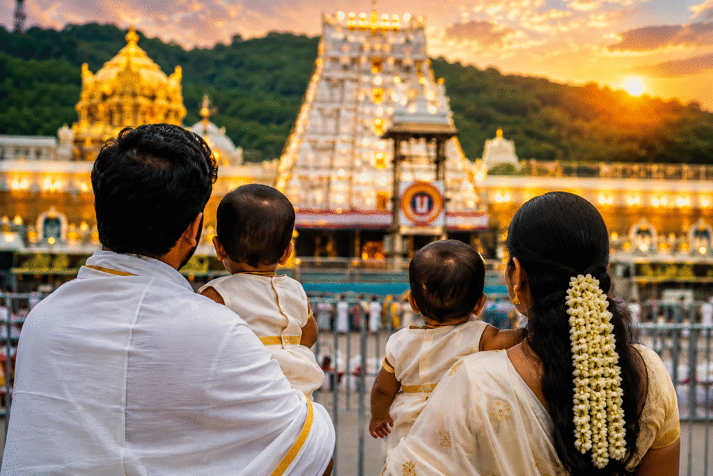 TTD Infant Darshan for Twins