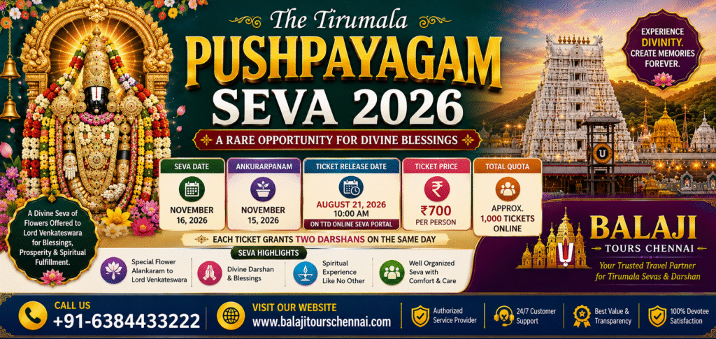 Pushpayagam Seva in Tirumala 2026