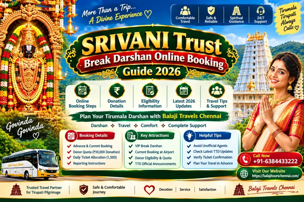 SRIVANI Trust Break Darshan Online Booking