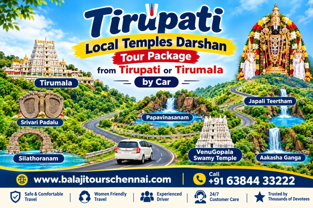 Tirupati to Tirumala One-Day Trip by Car