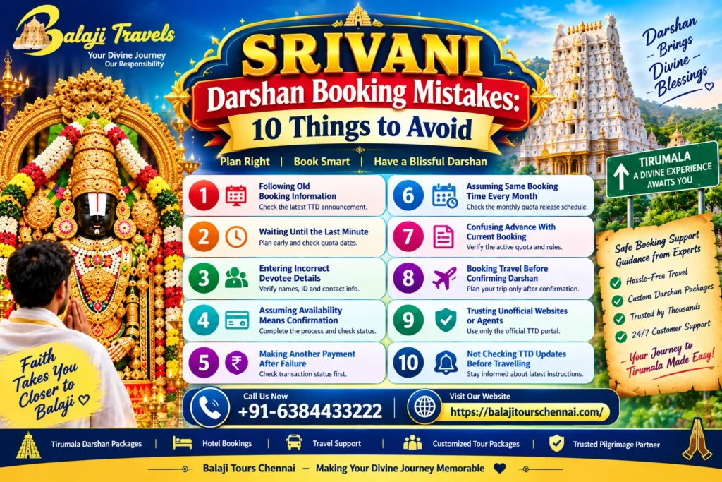 SRIVANI Darshan Booking Mistakes