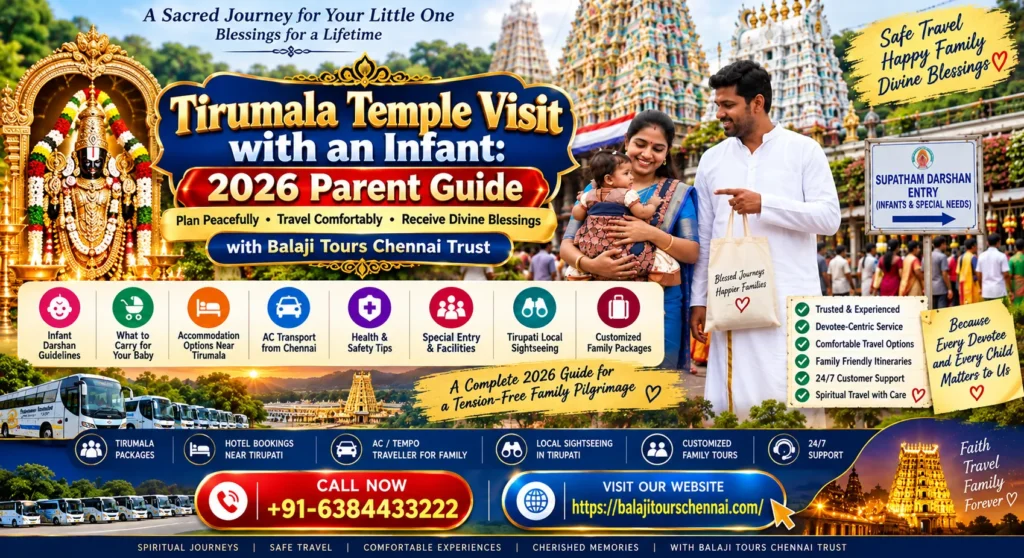 Tirumala Temple Visit with an Infant