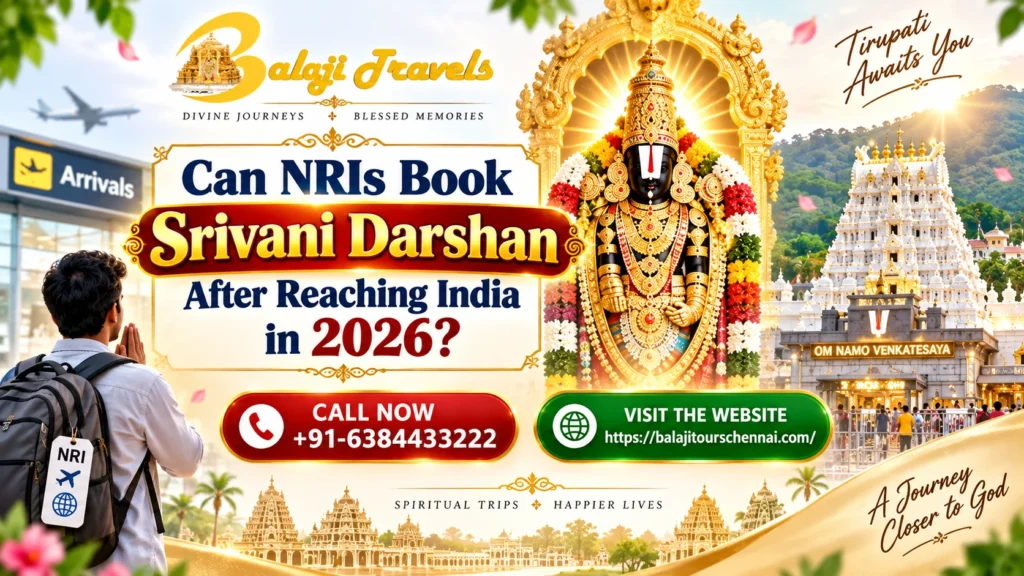 Can NRIs Book Srivani Darshan