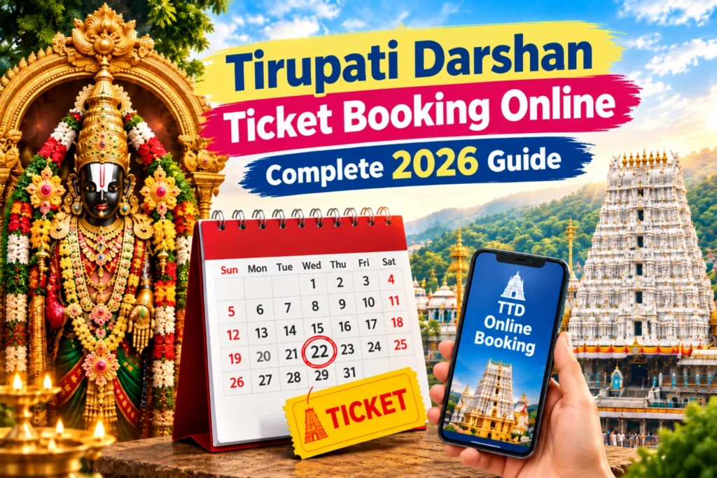 Tirupati Darshan Ticket Booking Online