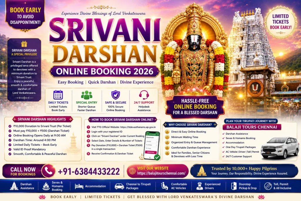 Srivani Darshan Online Booking 2026