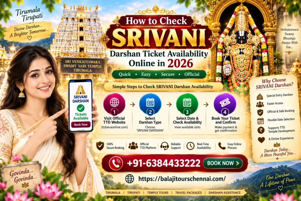 SRIVANI Darshan Ticket Availability