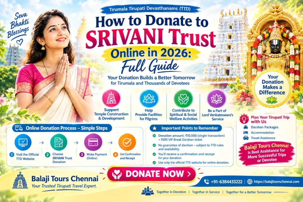 How to Donate to SRIVANI Trust Online
