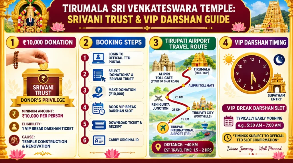 How to Get SRIVANI Darshan in 2026