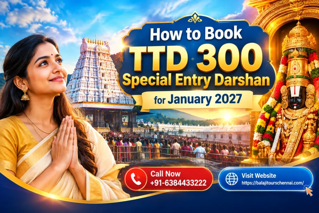 300 Special Entry Darshan for January 2027